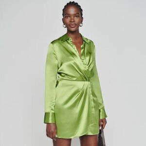 Reformation silk tunic